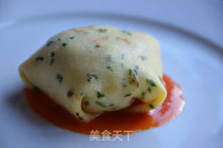 Lobster Crepes with Soybean Sprouts and Radish Milk recipe