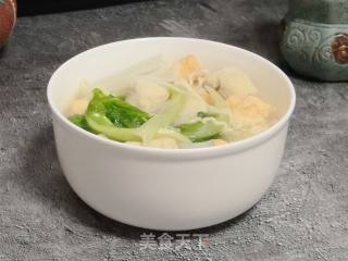 Oily Tofu Fish Ball Noodle recipe