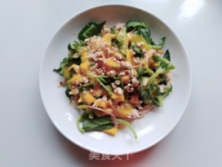 Mango Chicken Salad with Ice Grass recipe