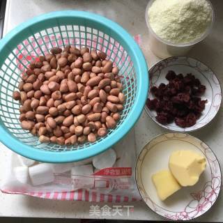 Cranberry Nougat Peanut Candy recipe
