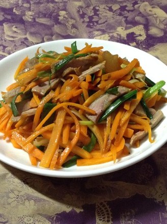 Stir-fried Carrots with Bacon