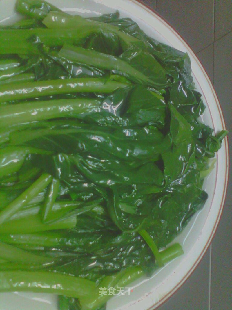 Salted Choy Sum recipe