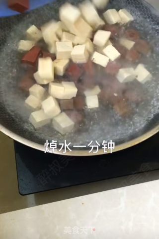 Family Qualification Tofu Stewed Duck Blood recipe
