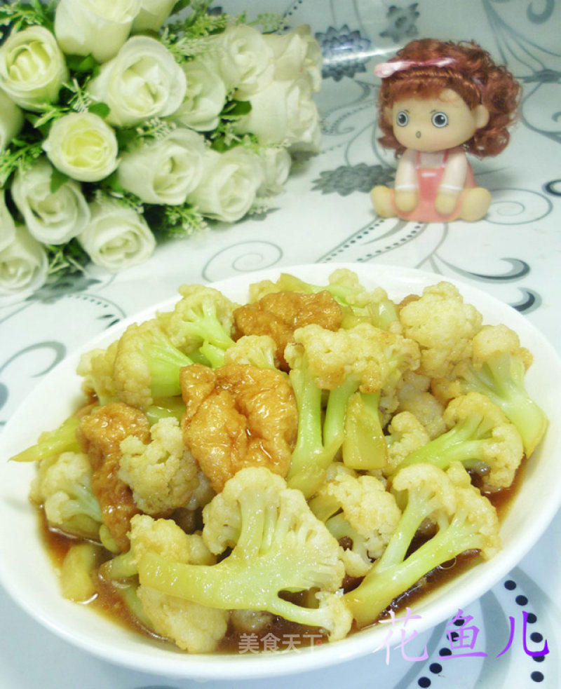 Gluten Cauliflower in Oyster Sauce recipe