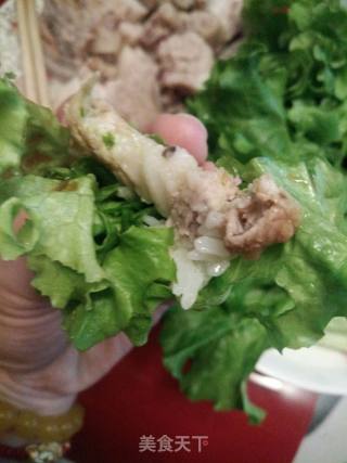Korean Lettuce Wrapped Meatless Pork recipe