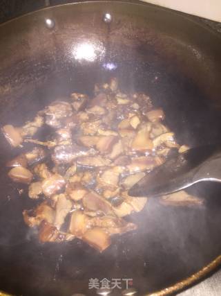 Stir-fried Bacon with Garlic Moss recipe