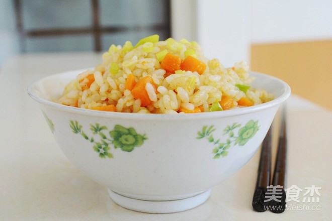 [golden Sands Pumpkin Baked Rice] Dozens of Egg Fried Rice~~~~ recipe