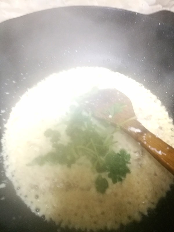 Roasted Cilantro Tofu Soup recipe