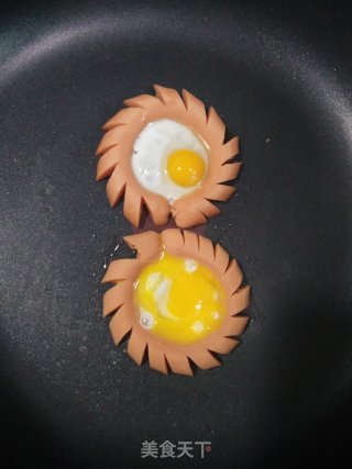 Quail Egg Ham Sausage recipe