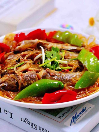 Braised Yellow Fish Noodles with Sauce recipe