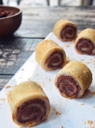 Donkey Rolling (with Red Bean Paste) recipe