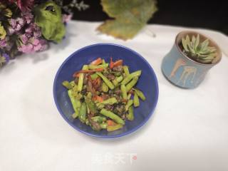 Beef Stir-fried Bean King recipe