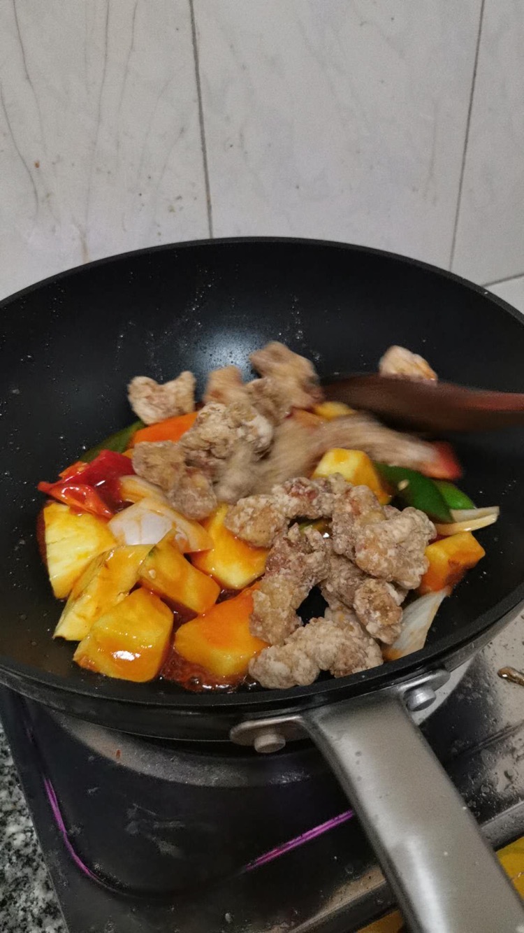 Sweet and Sour Pork with Pineapple recipe