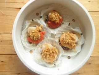 Steamed Scallops with Garlic Vermicelli recipe