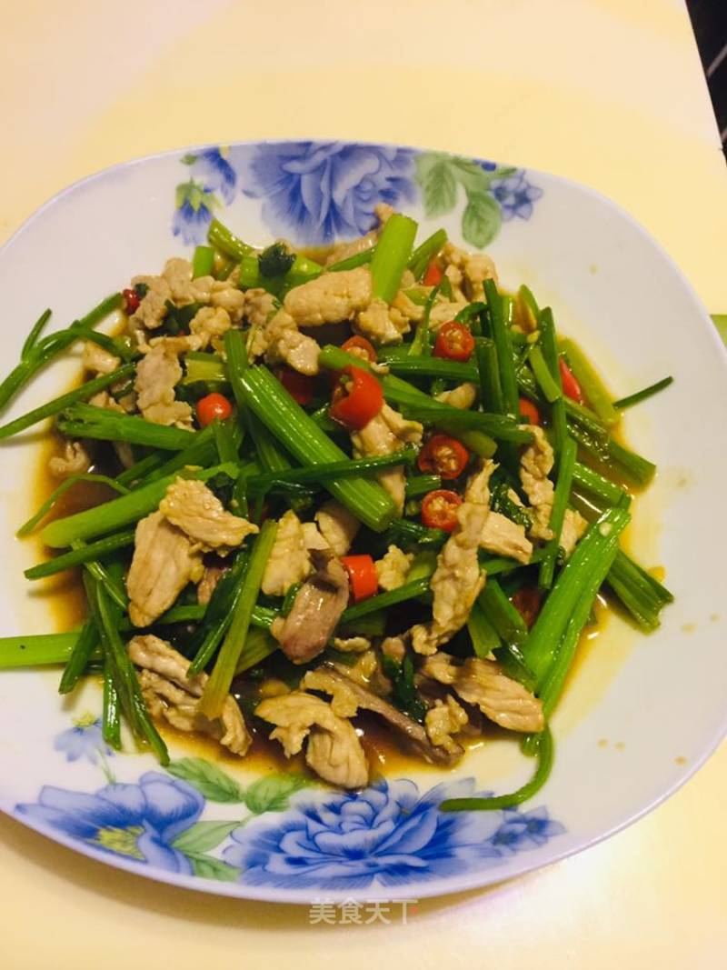 Celery Stir-fried Pork recipe