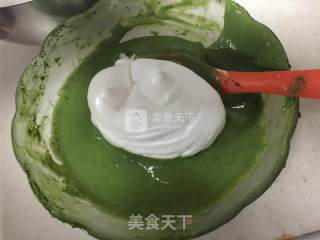 Matcha Yogurt Christmas Tree Cake recipe