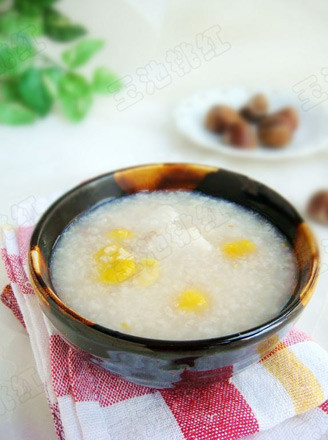 Chestnut Yam Porridge recipe
