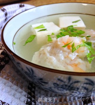 Tofu Shrimp Ball Soup recipe