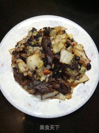 Stir-fried Cabbage with Tempeh Fish recipe