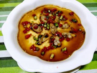 Steamed Egg with Clams recipe