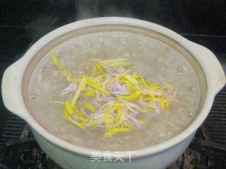 Chrysanthemum Yam Porridge recipe