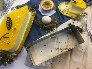 Passion Fruit Mousse Cake recipe