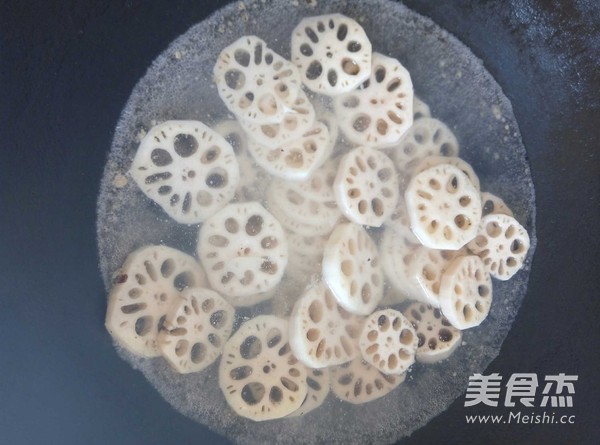 Lotus Root Stuffed Fish Meat recipe