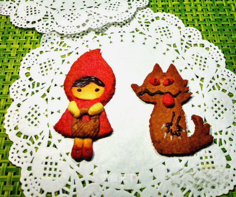 #aca烤明星大赛#little Red Riding Hood Big Bad Wolf Cookies recipe