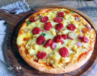 Pineapple Sausage Pizza recipe