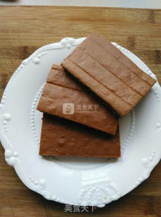 #aca烤明星大赛#～cacao Cake with Chestnut Paste recipe