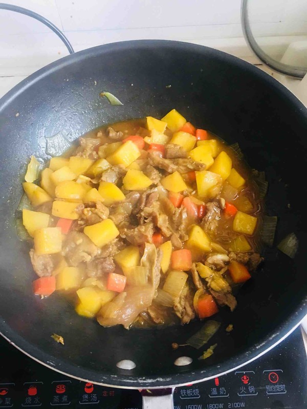 Curry Beef Potatoes recipe