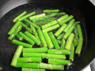 Asparagus Mixed with Shrimp recipe