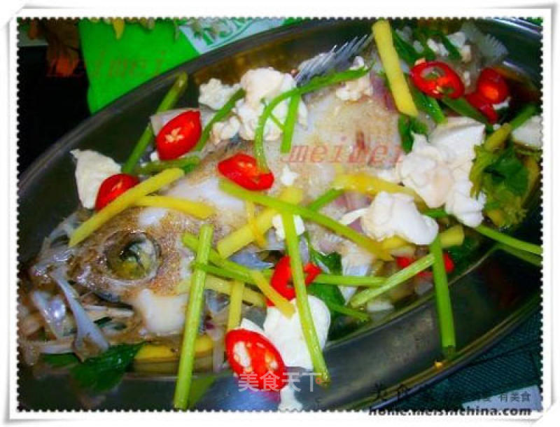 Home-cooked Dishes @@豆腐 Steamed Grouper recipe