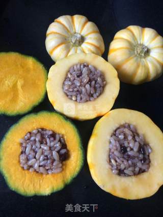 Pumpkin Steamed Rice recipe