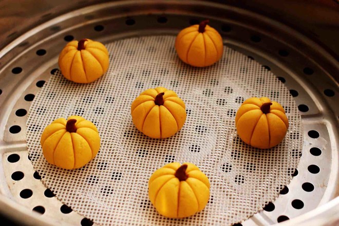 Crystal Pumpkin Purple Sweet Potato Bun recipe