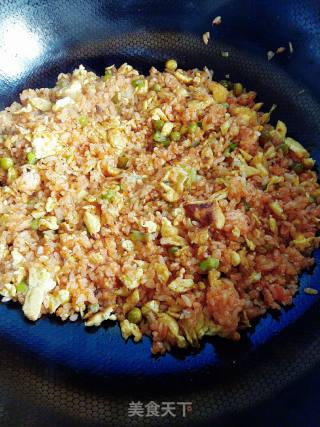 #trust之美#stuffed Rice and Fried Rice with Red Pepper Sauce recipe