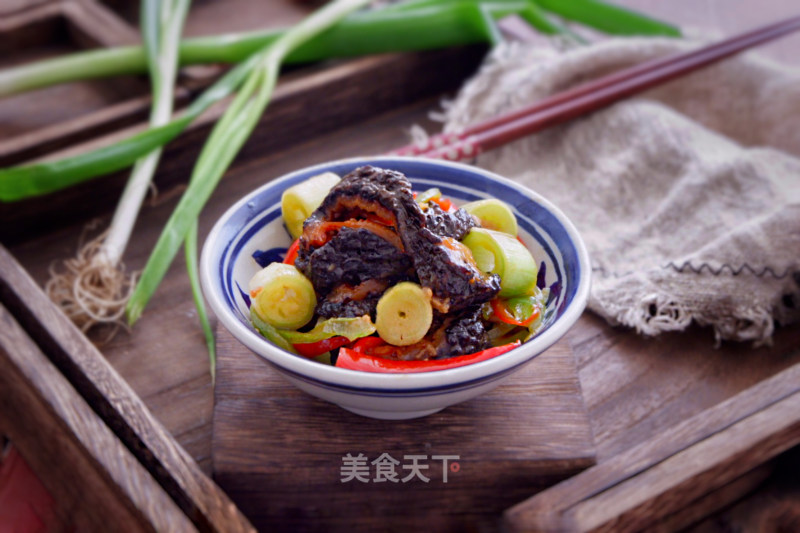 Braised Red Ginseng with Minced Meat and Shallots recipe