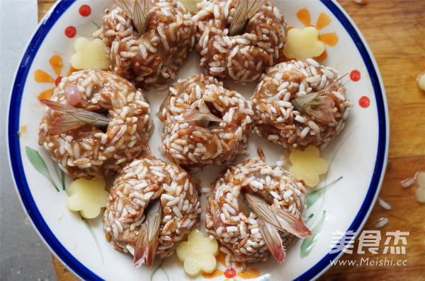 Red Rice Shrimp Balls recipe