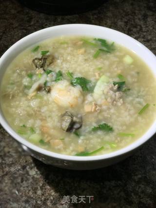 Squid Seafood Porridge recipe