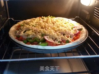 Assorted Pizza with Quail Eggs recipe