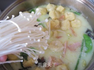 [winter Healthy Vegetables]-soy Milk Supplement Pot recipe