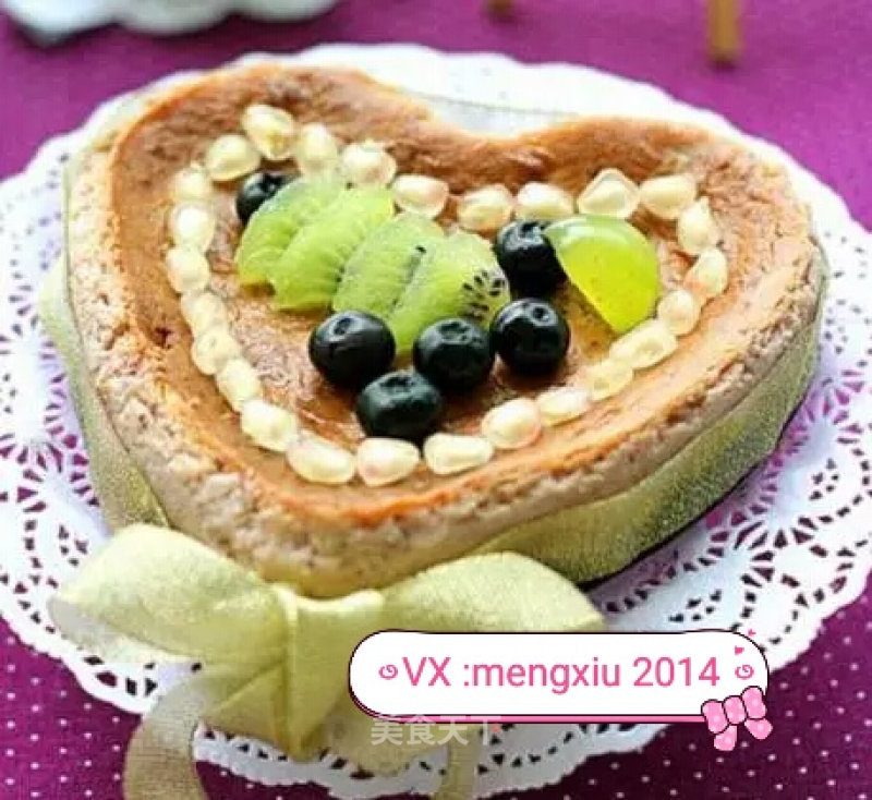 Popcorn Blueberry Cheesecake recipe