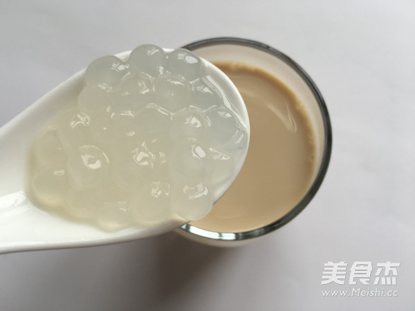 Microwave Version of Pearl Milk Tea recipe