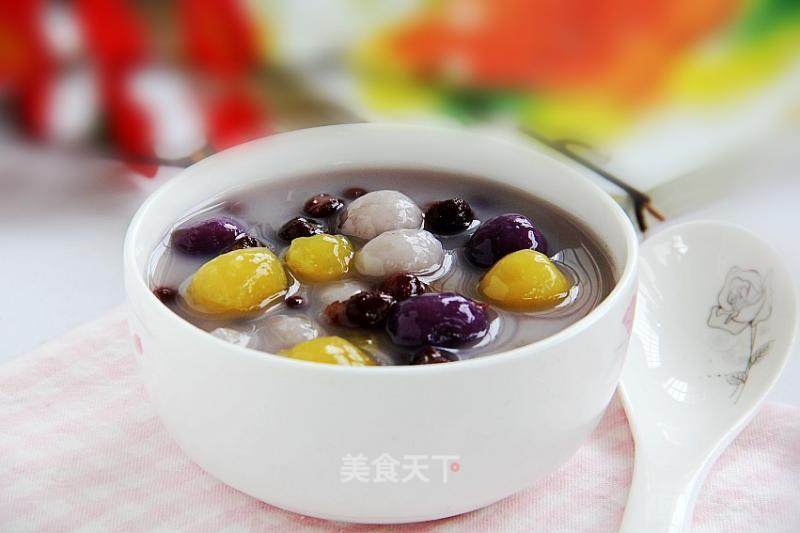 Honey Red Bean Taro Balls recipe