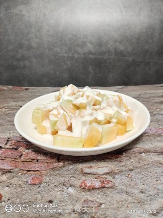 Cantaloupe Mixed Salad Yogurt recipe