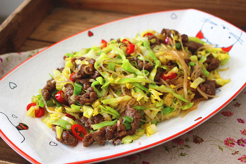 Beef Vermicelli with Pickled Peppers recipe