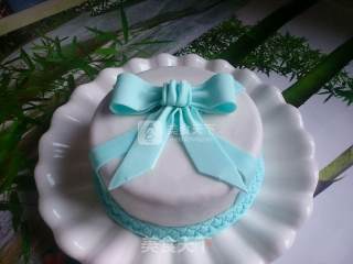 Bowknot Fondant Cake recipe