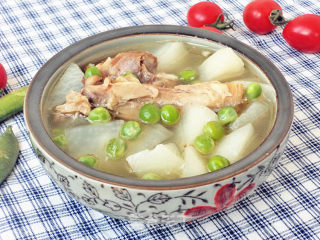 Pea Duck Bone Carrot Soup recipe