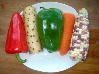 Five-color Mixed Vegetables recipe