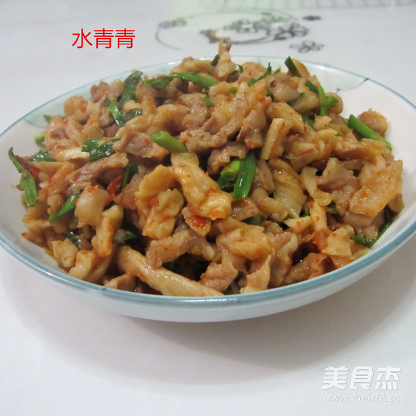 Fried Pork with Dried Radish recipe